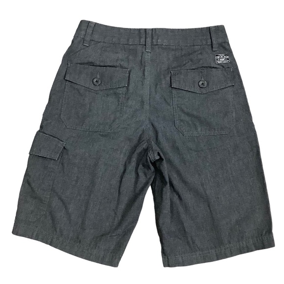 Men's Vans 28 Off the wall Shorts Chino Khakis Charcoal Gray Disc Golf Skater - Picture 4 of 9